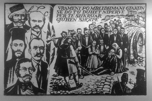 První albánská škola v Korče